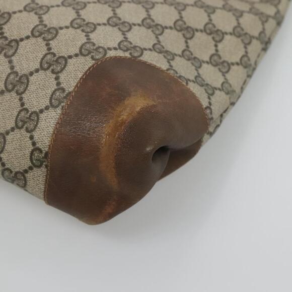 GUCCI GG Supreme Web Sherry Line Tote Bag Pvc Beige - Picture 10 of 16